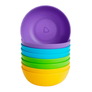 Munchkin Multi Toddler Bowl, Includes Deep Bowls with High Sides, BPA-Free, 8 Pack