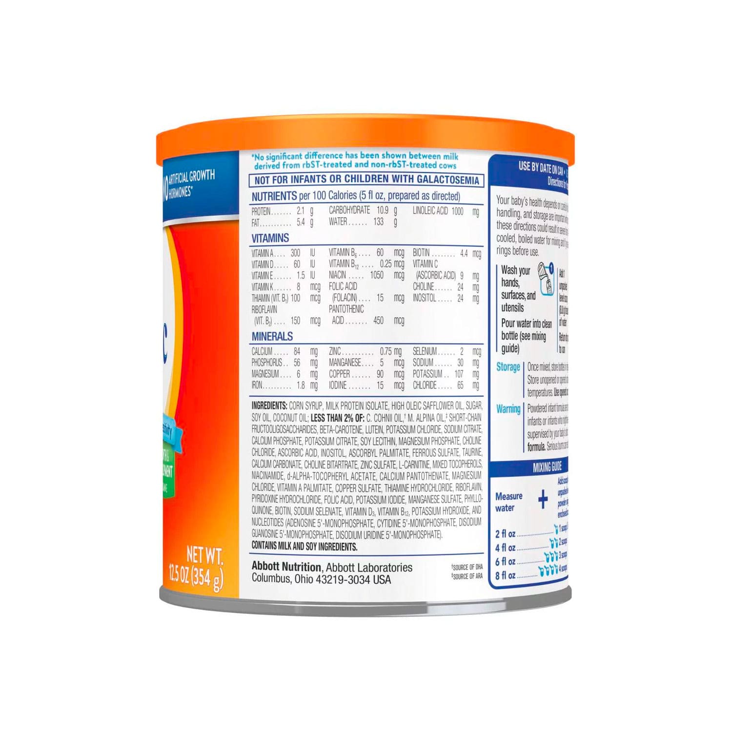 Similac Sensitive Powder Baby Formula, 12.5-oz Can - Image 2