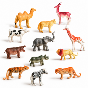 12-Piece Animal Toy Set for Kids – Realistic Wild & Farm Animal Figures, Educational Learning Toys for Toddlers & Children